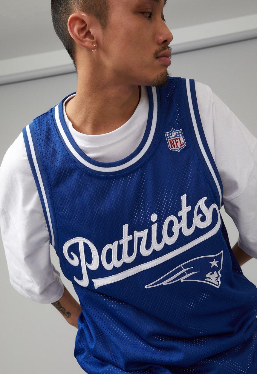 Factorie - Nfl mesh tank - lcn nfl royal blue/patriots
