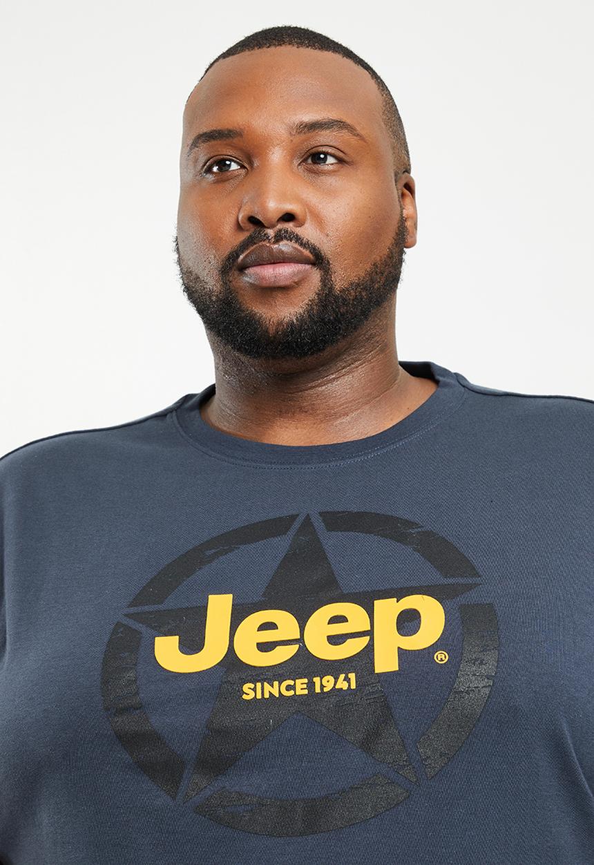 JEEP - Plus core logo tee - true navy