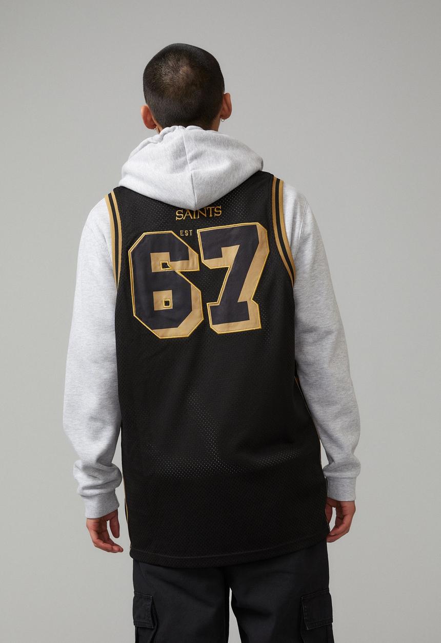 Factorie - Nfl mesh tank - lcn nfl saints 67/ black
