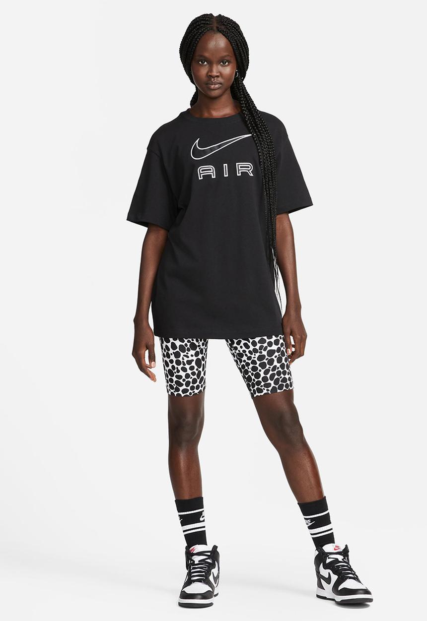 Nike - W nsw tee bf nike air - black & white