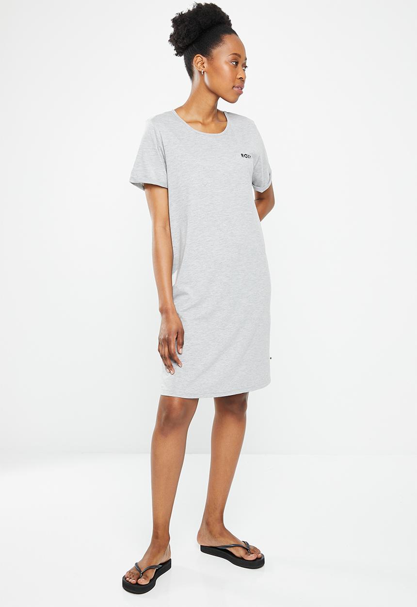 Roxy - Love sun tee dress - grey 