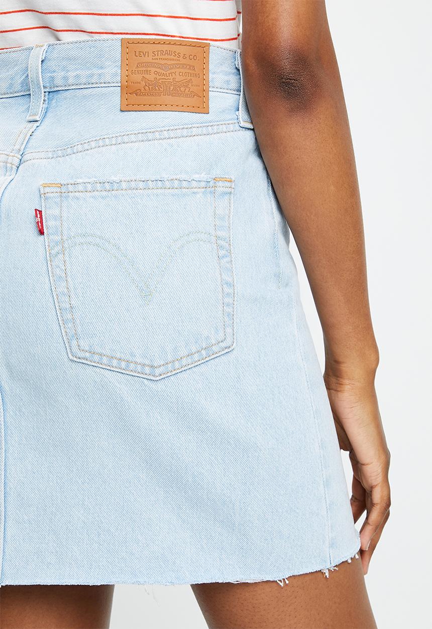 Levi’s® - High rise decon iconic bfly skirt - blue
