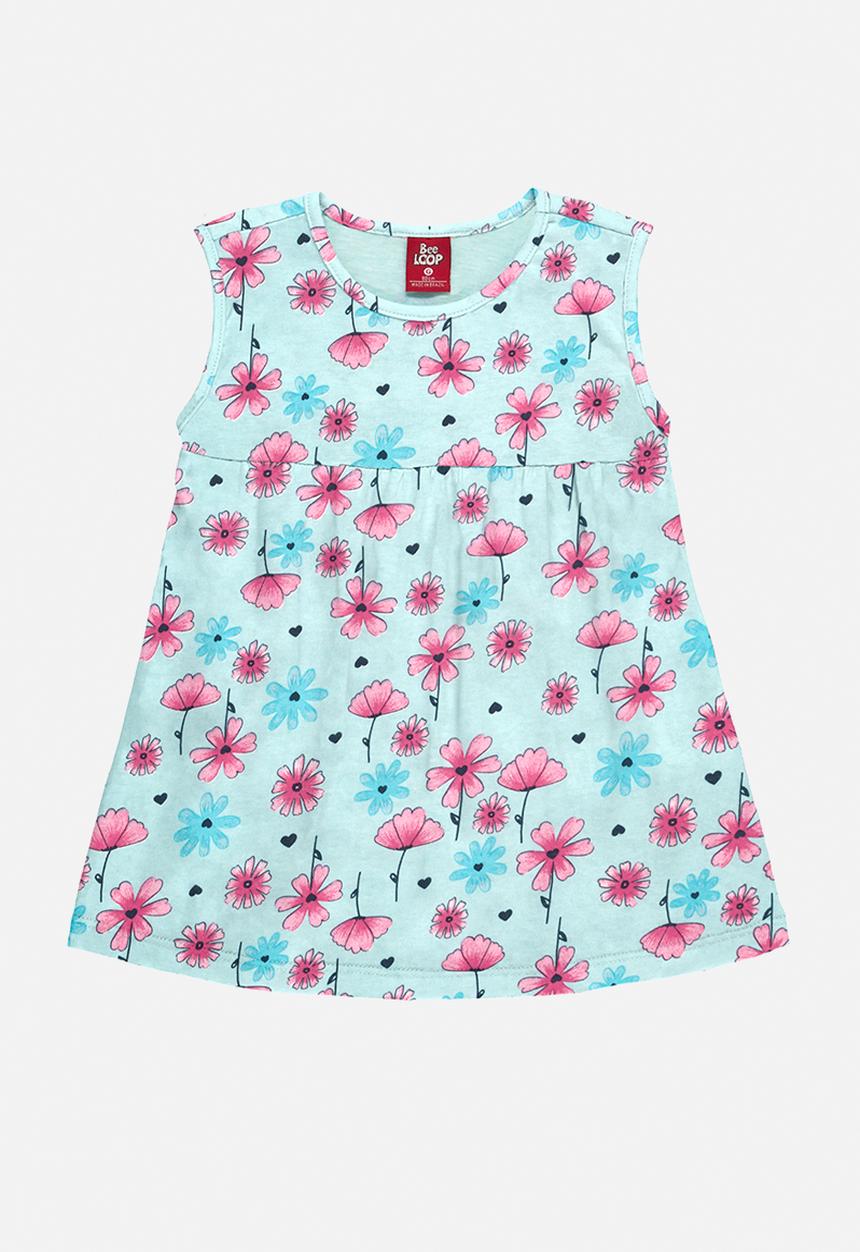 Bee Loop - Single jersey dress - light blue 