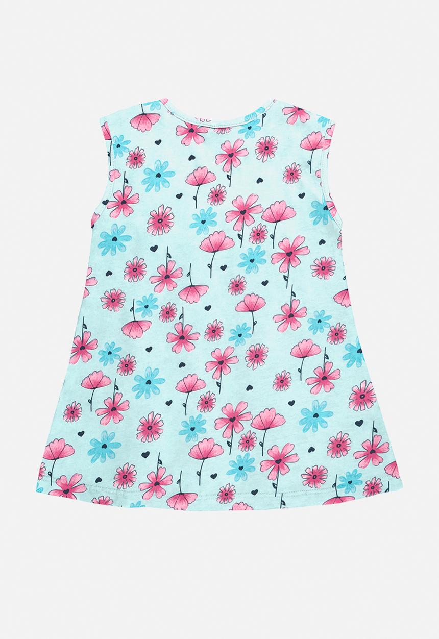 Bee Loop - Single jersey dress - light blue 