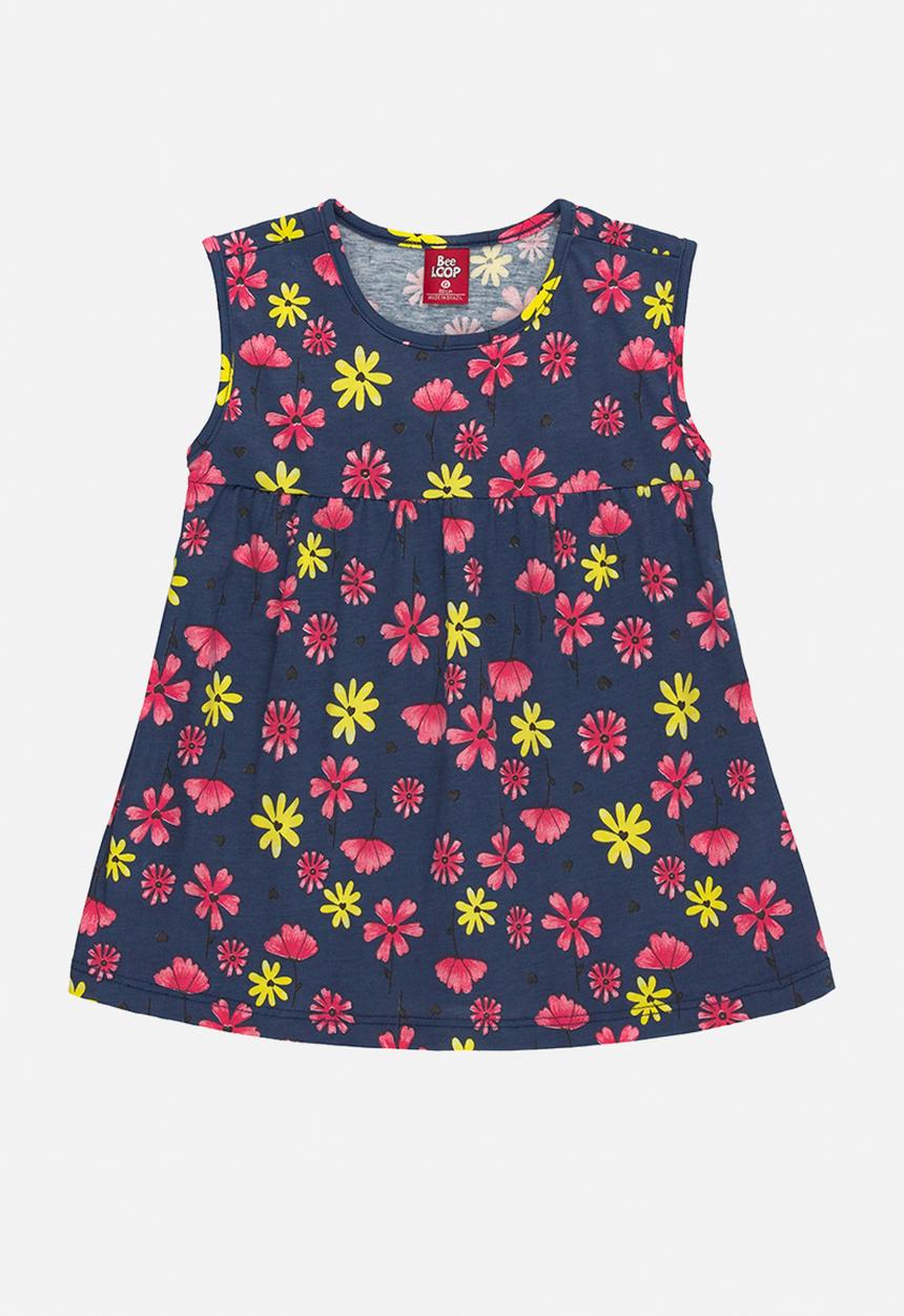 Bee Loop - Single jersey dress - dark blue