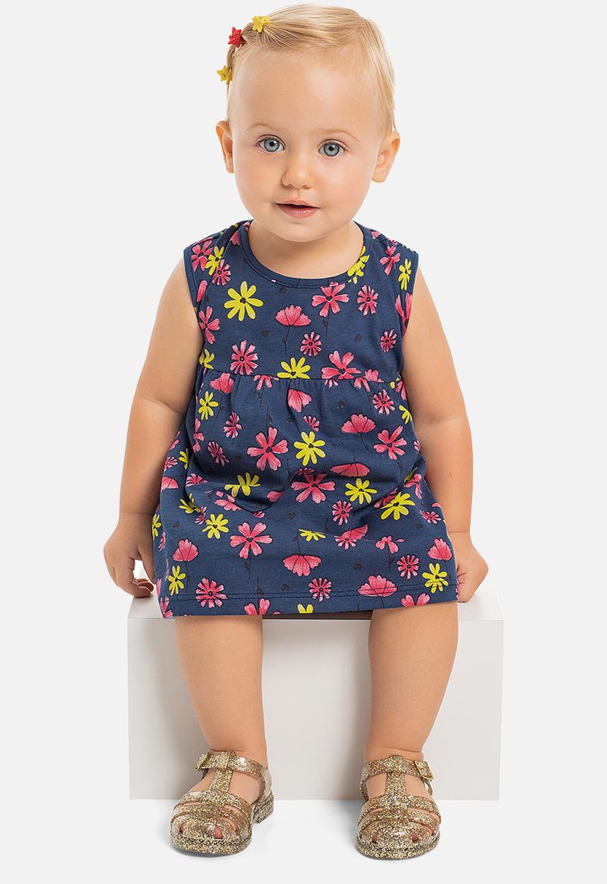 Bee Loop - Single jersey dress - dark blue