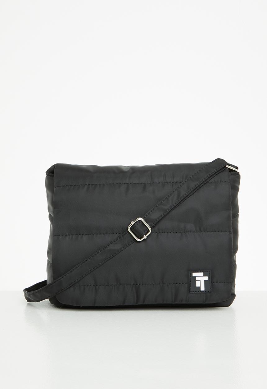 Tom Tom - Flap over quilt xbody- black