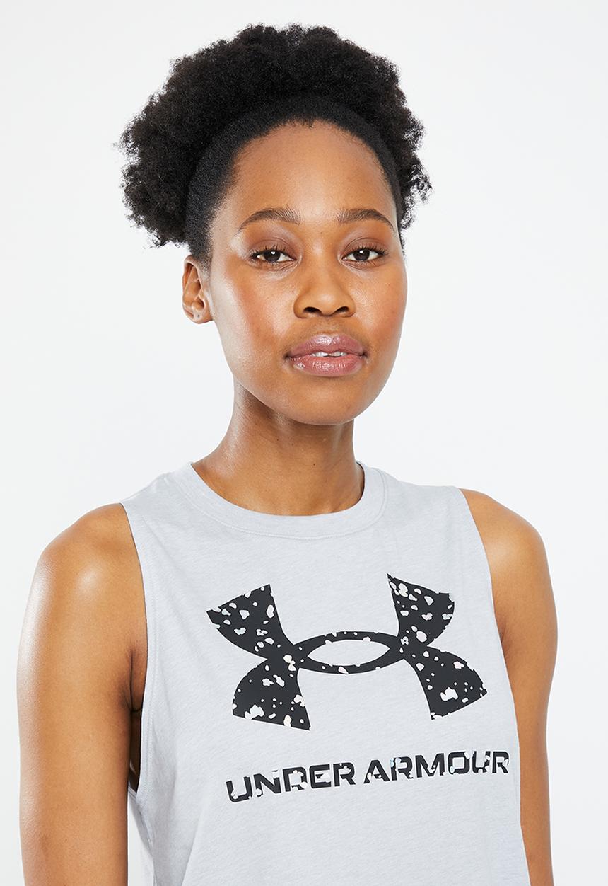 Under Armour - Live sportstyle graphic tank - mod gray light heather