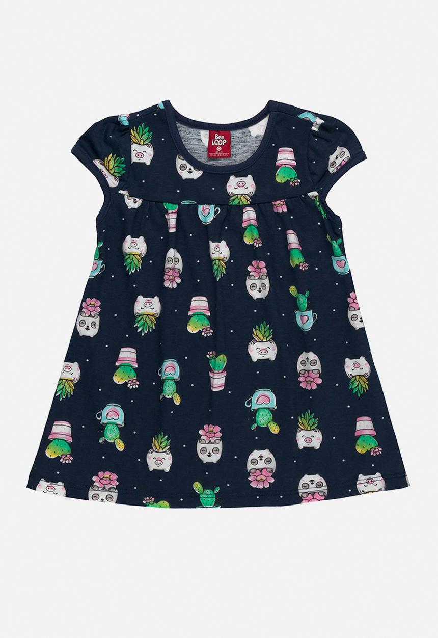Bee Loop - Single jersey dress - dark blue
