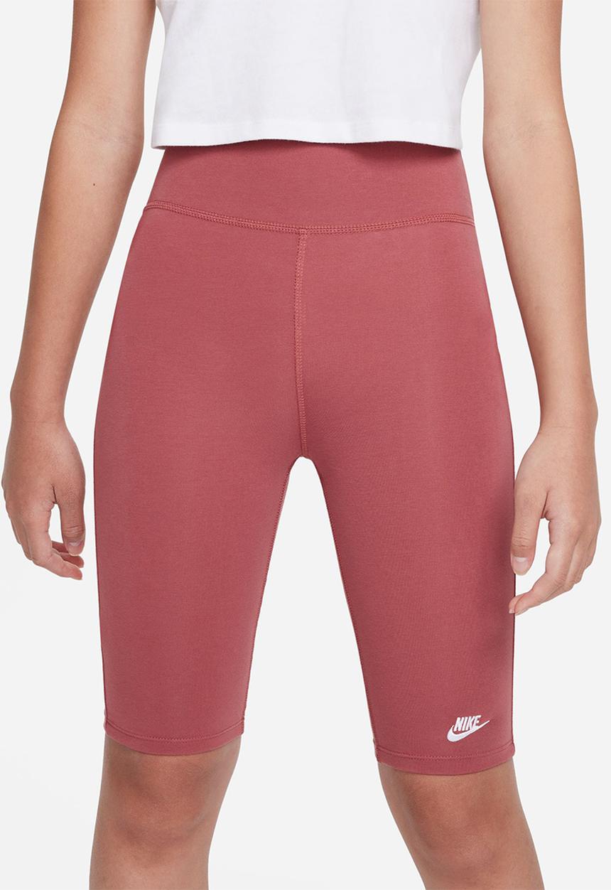 Nike - G nsw bike 9 in short  - canyon rust/white