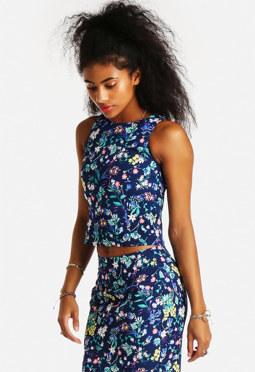 New Look - Elodie Floral Ottoman Top