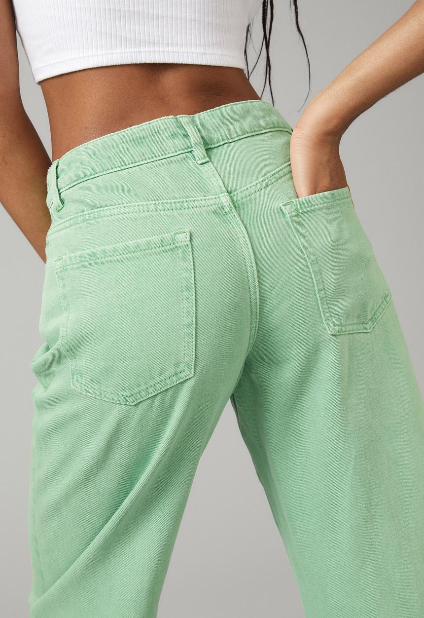 Factorie - Low rise baggy jean - absinthe green