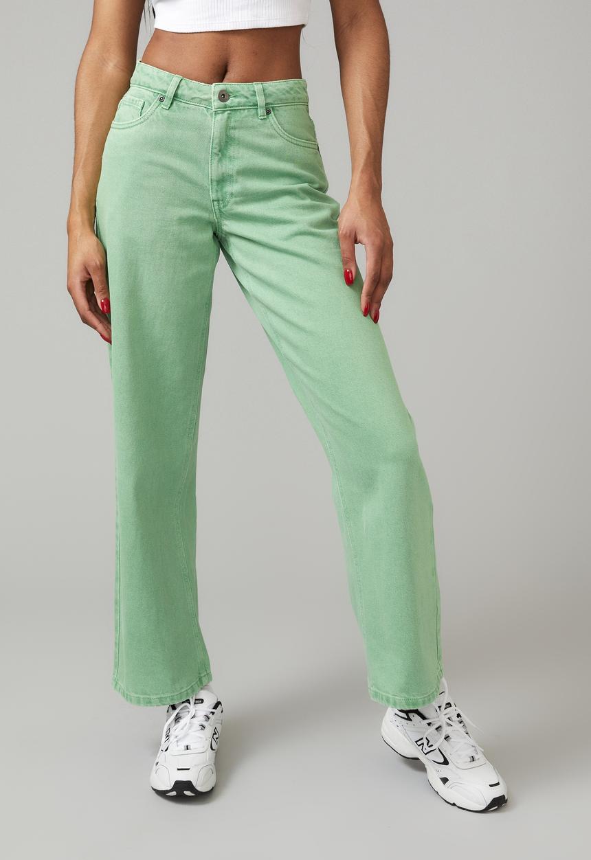 Factorie - Low rise baggy jean - absinthe green