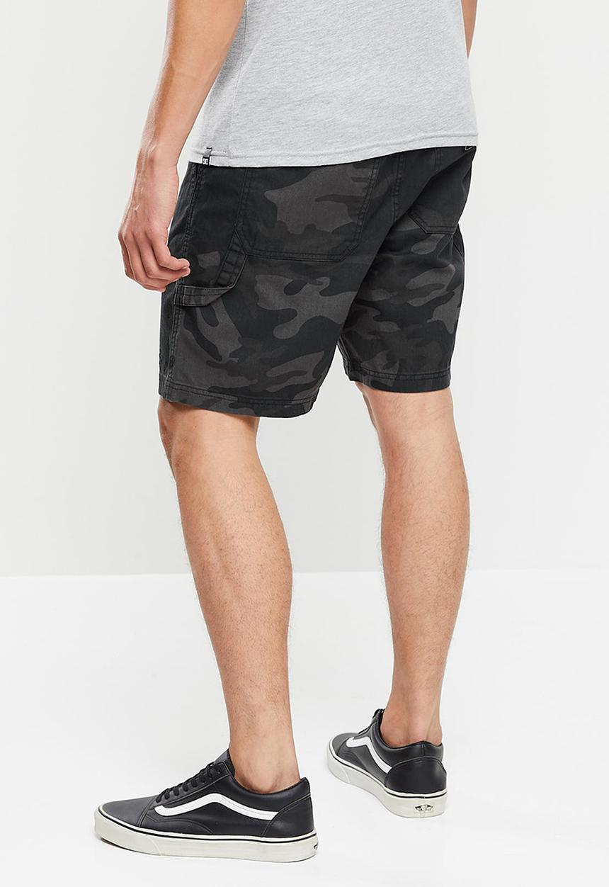 DC - Mechanic short 2 - black camo