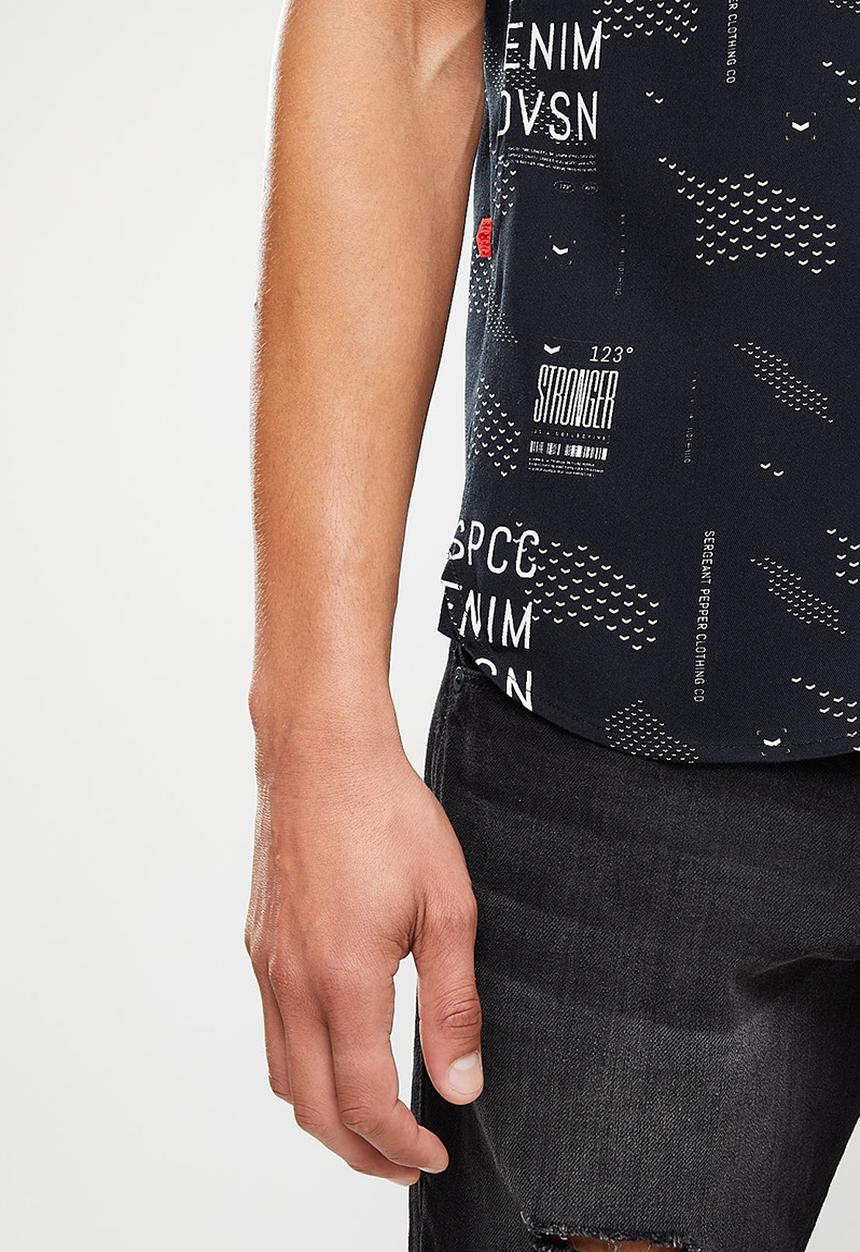 S.P.C.C - Stokes shirt - black