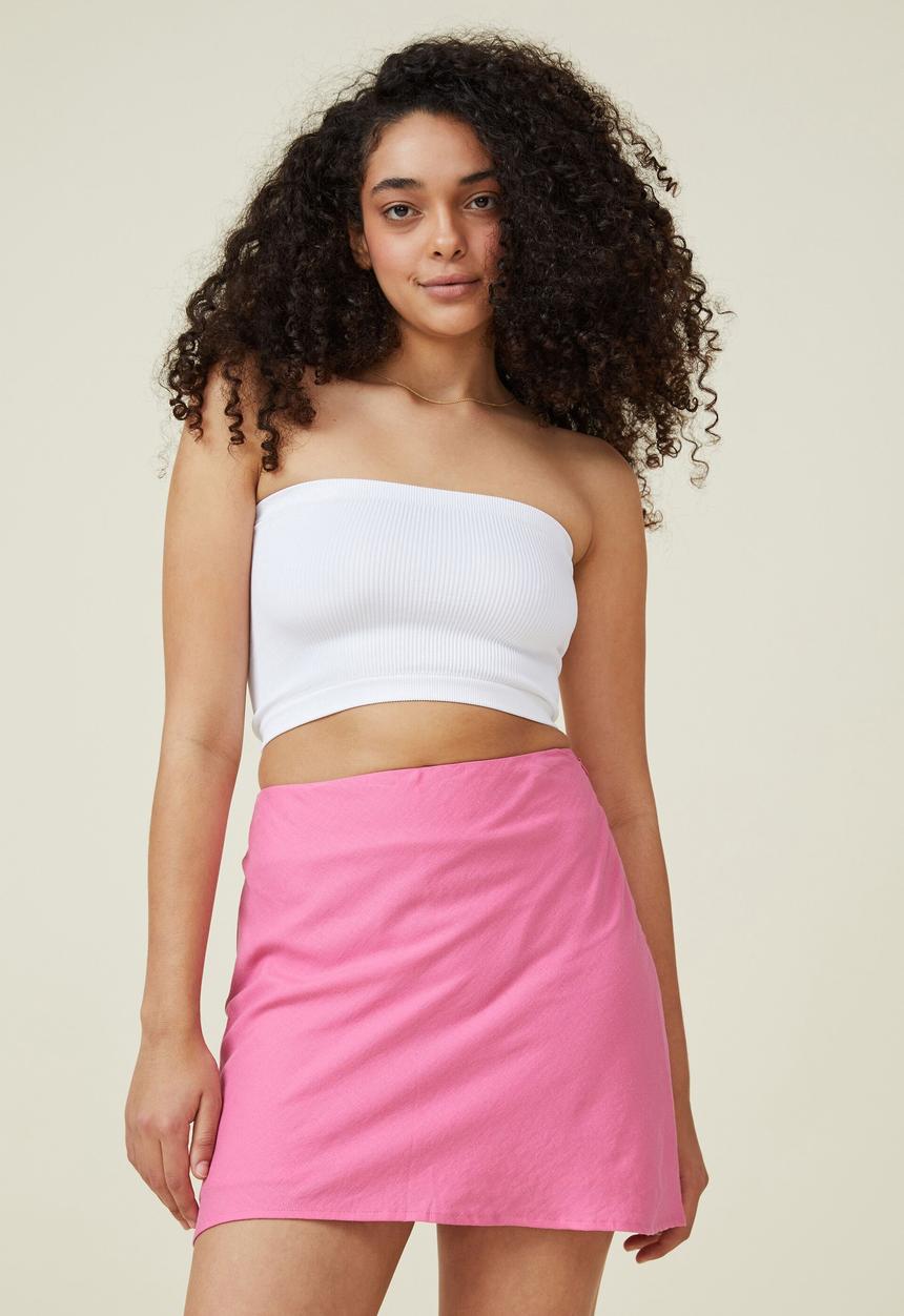 Cotton On - Haven aline mini skirt - fun pink