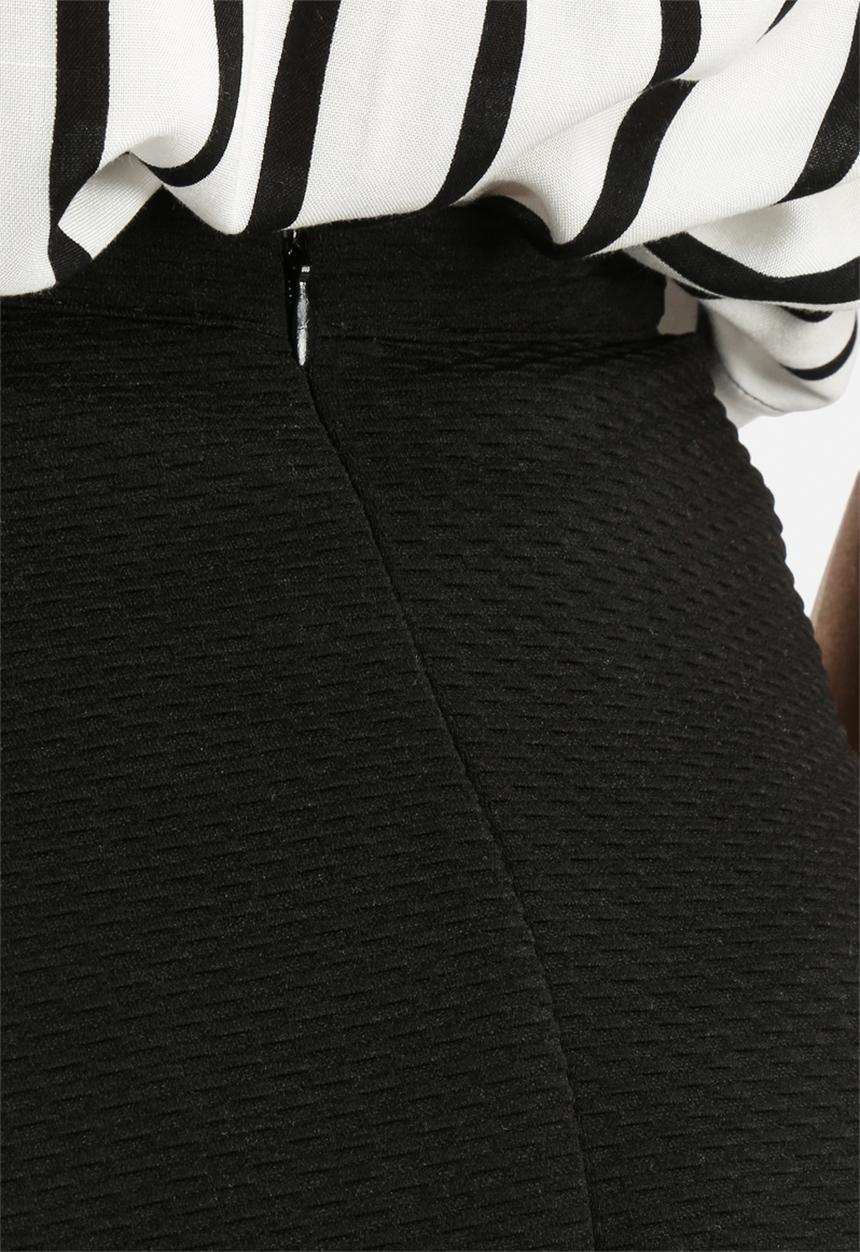 New Look - Texture Waffle Balloon Midi Skirt