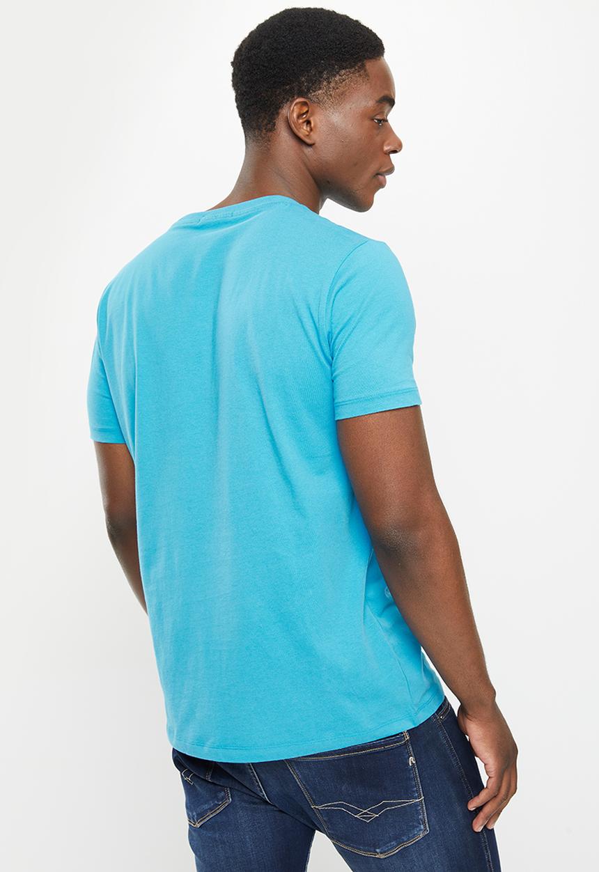 Replay - Replay basic jersey T-shirt - blue