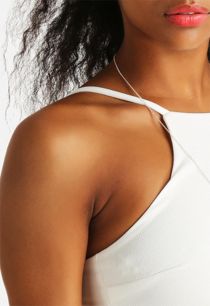 New Look - Cut Out Side High Neck Crop Top