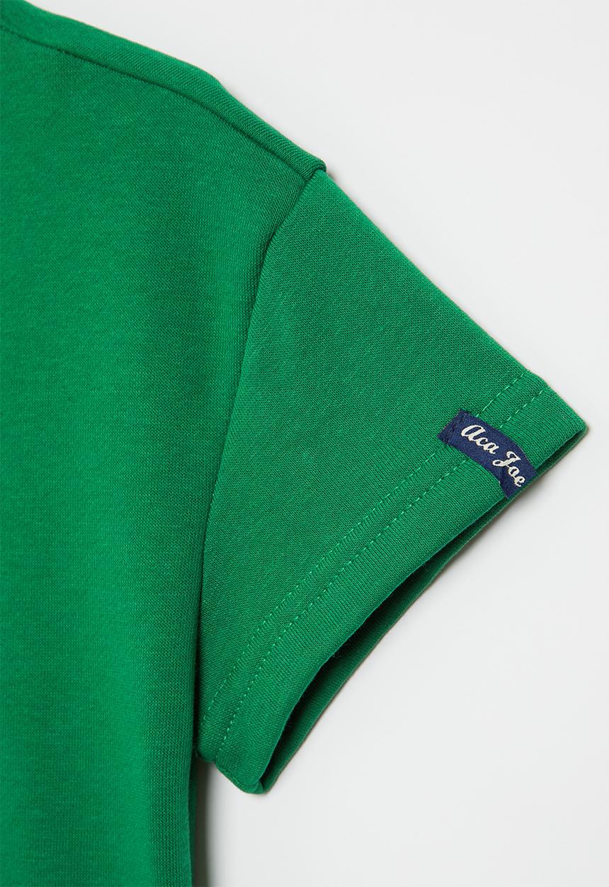 Aca Joe - Girls aca joe printed oversized tee - green