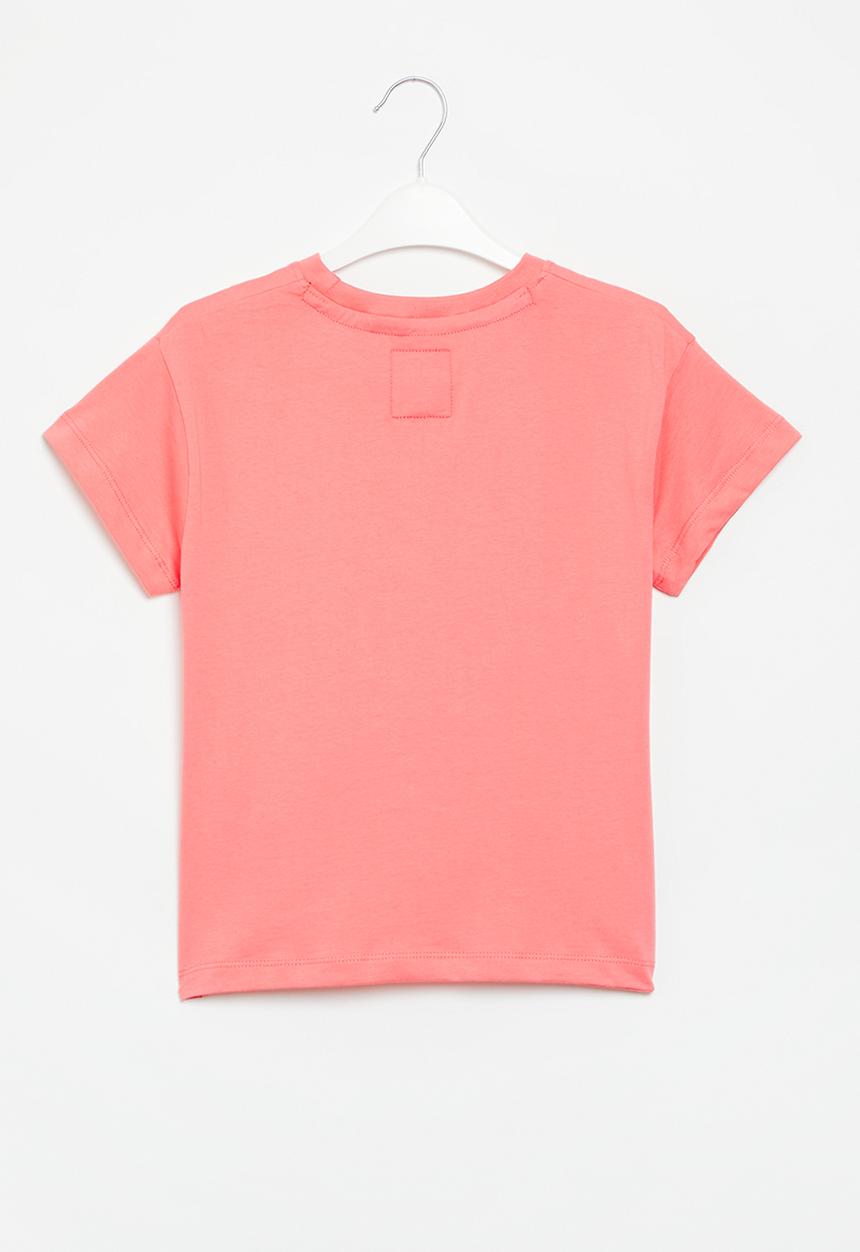 Aca Joe - Girls aca joe jersey  tee - sunkissed pink