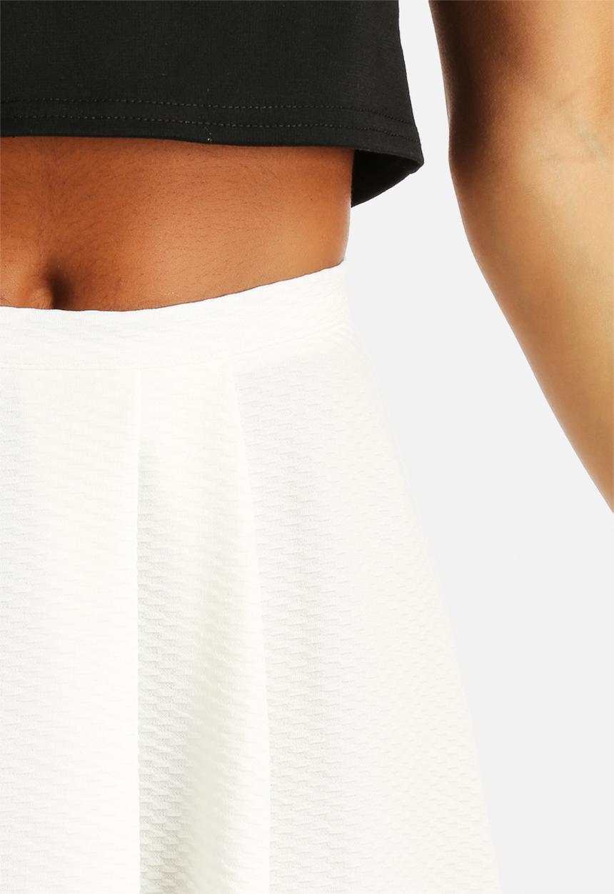 New Look - Texture Waffle Balloon Midi Skirt