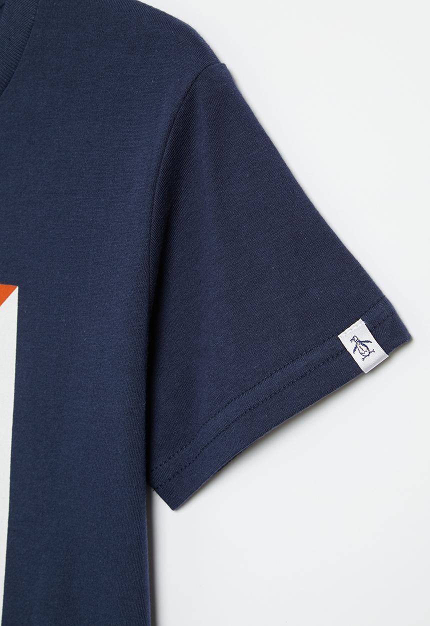 Original Penguin - Square block short sleeve tee - dark sapphire