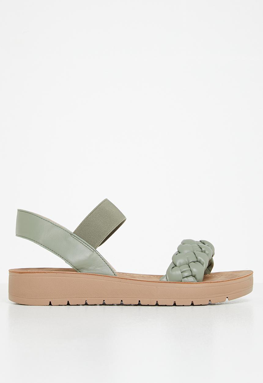 Madison® - Carly slingback woven sandal - olive