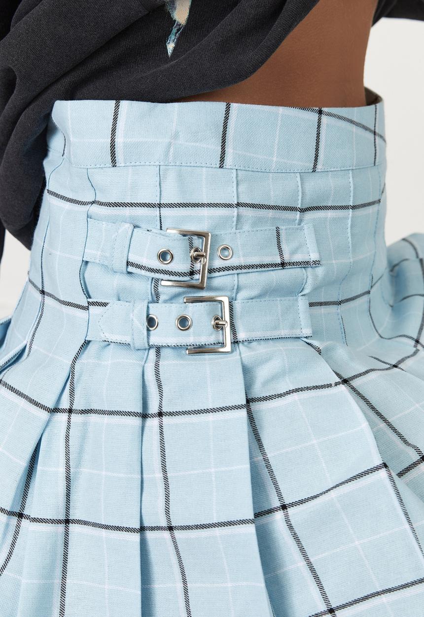 Factorie - Pleated skirt - paris check