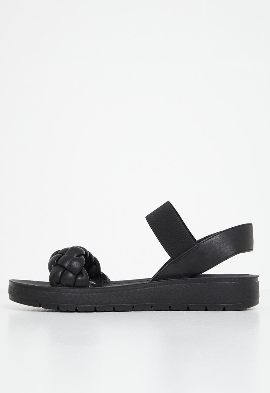 Madison® - Carly slingback woven sandal - black