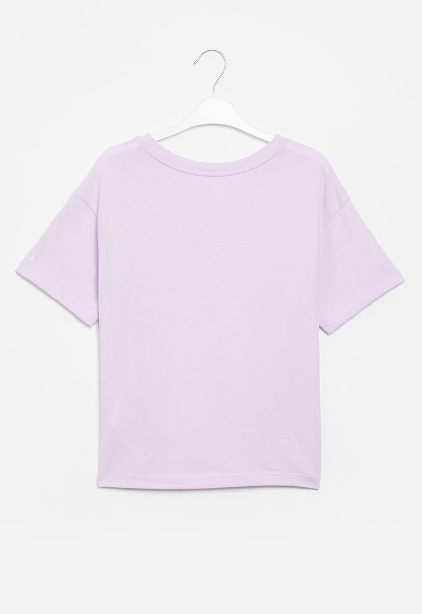 Converse - Cnvg ctp shine elongated T-shirt - moonstone violet