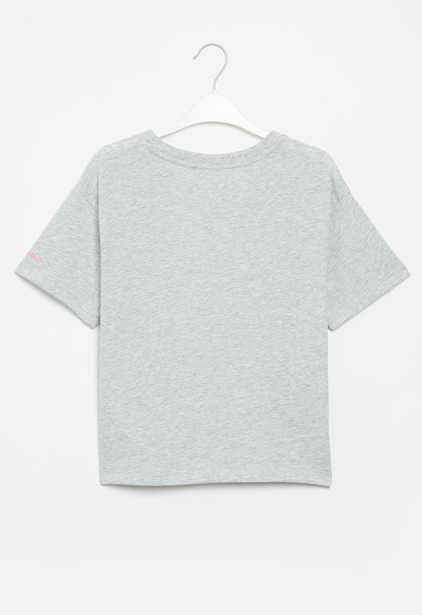 Converse - Cnvg ctp shine elongated T-shirt - light gray heather