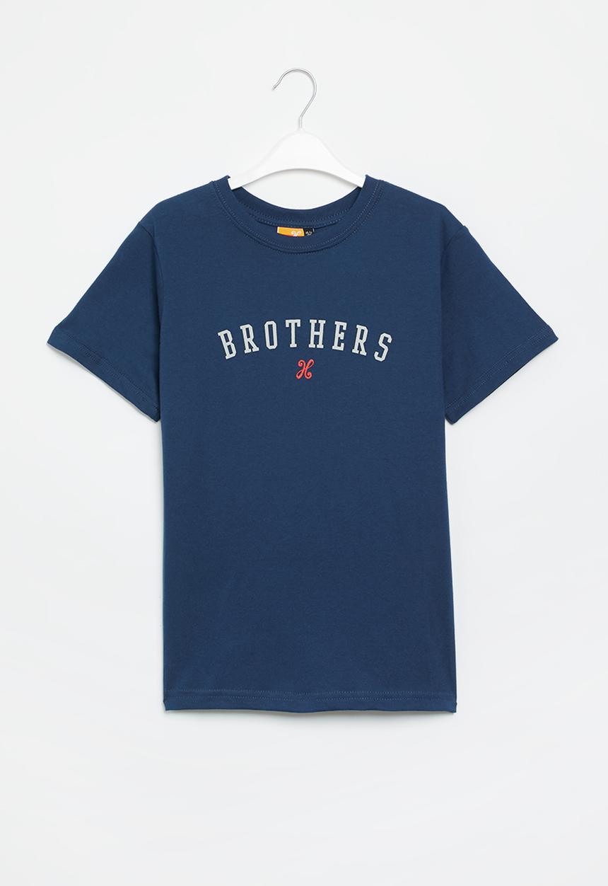 Holmes Bro's - Brothers short sleeve tee - french navy 