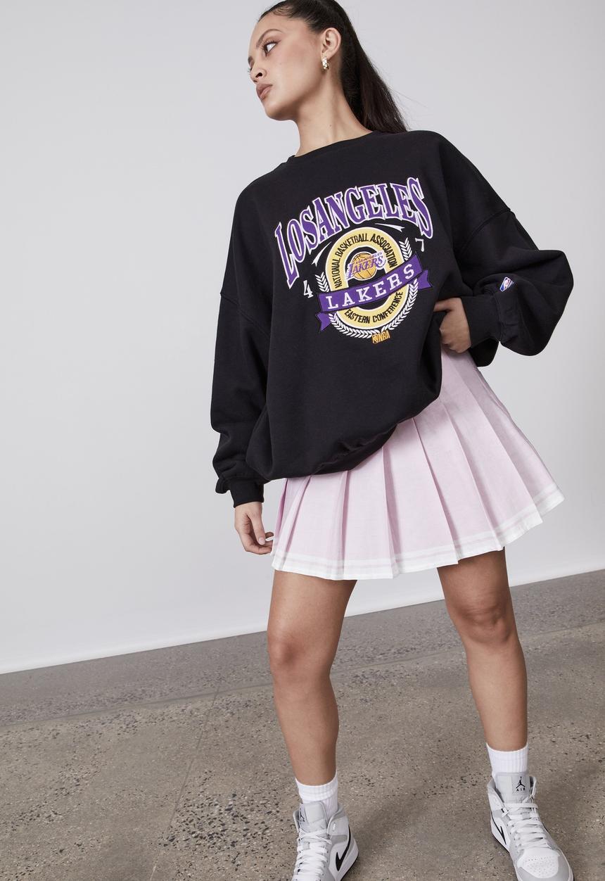 Factorie - Pleated skirt - varsity stripe