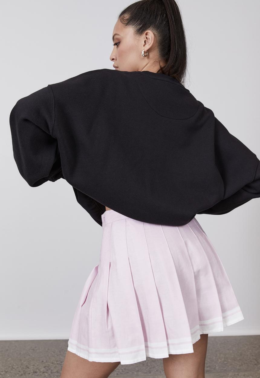 Factorie - Pleated skirt - varsity stripe