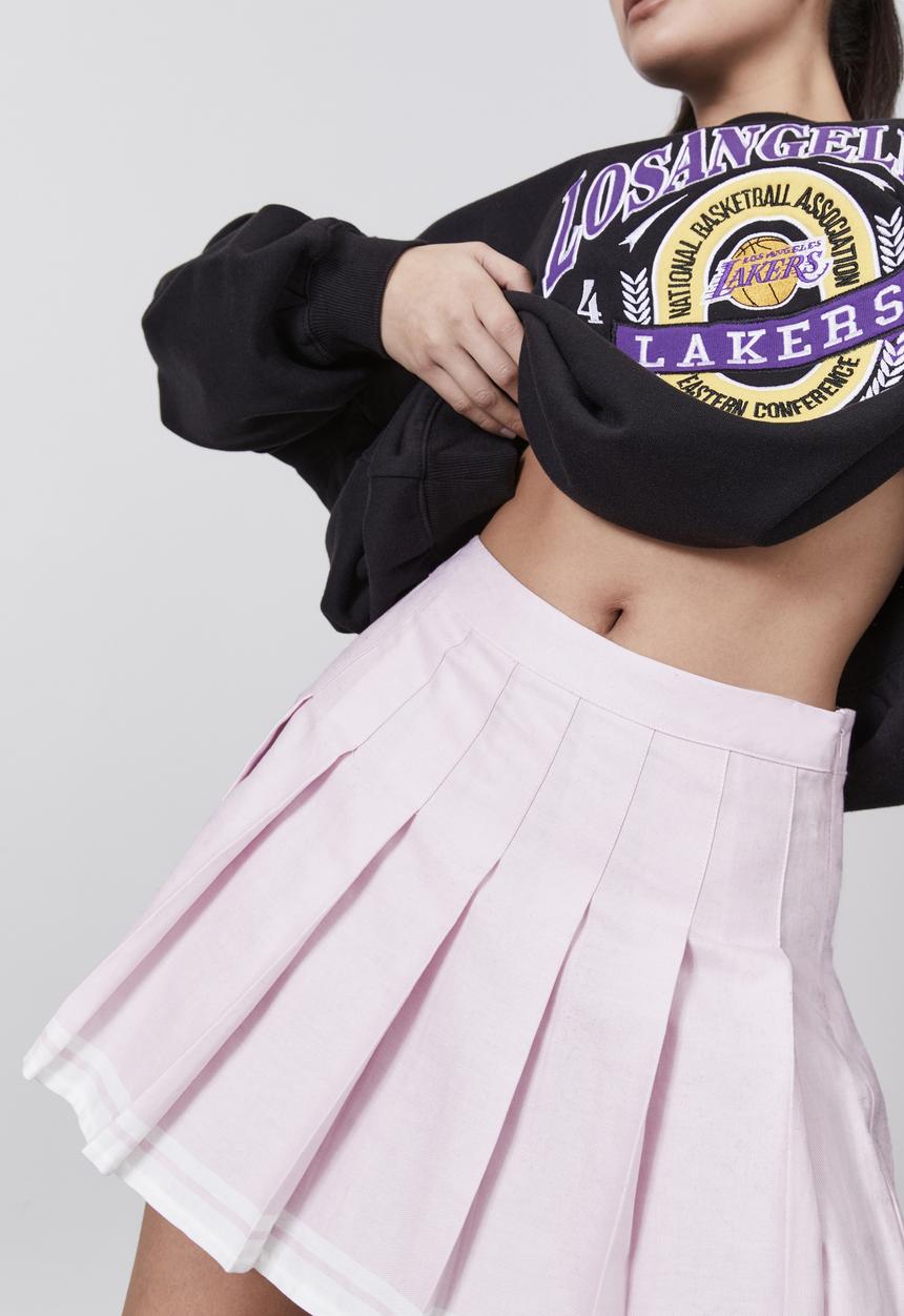 Factorie - Pleated skirt - varsity stripe