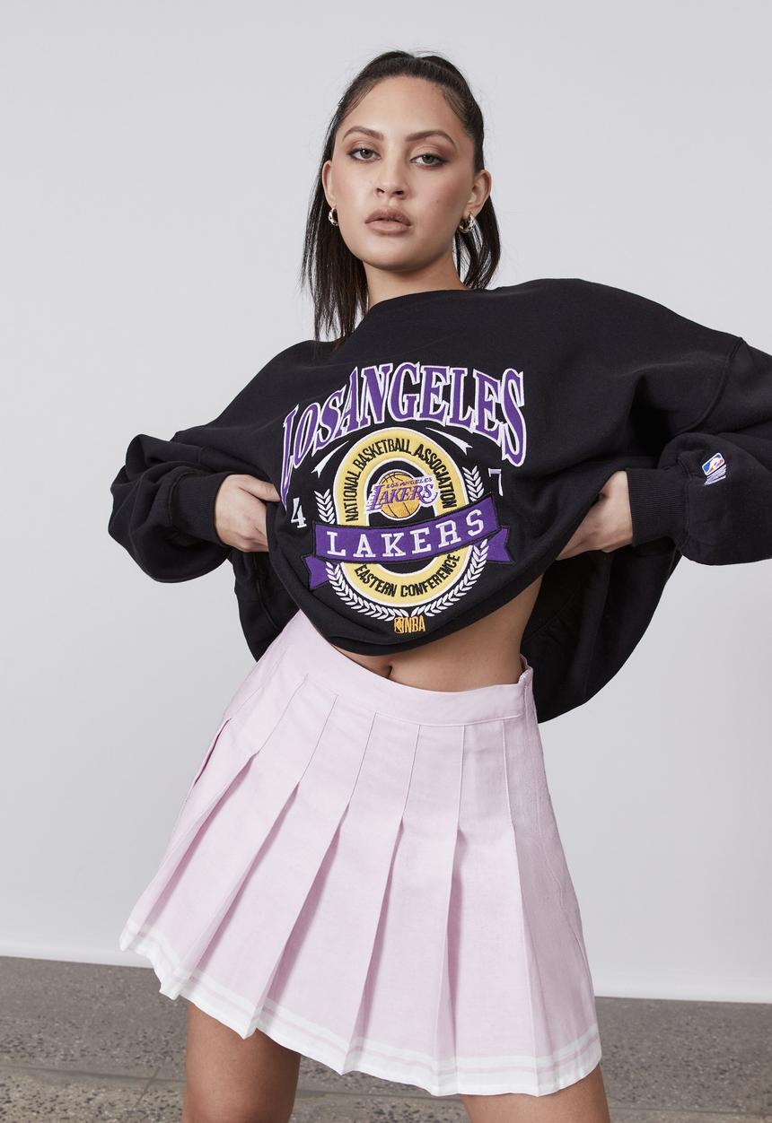 Factorie - Pleated skirt - varsity stripe