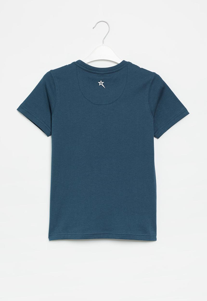 SOVIET - B greyson boys short sleeve logo tee - dark teal