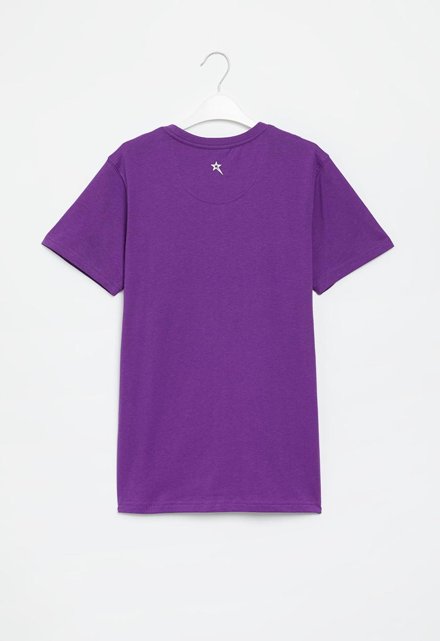 SOVIET - B lian boys short sleeve logo tee - purple