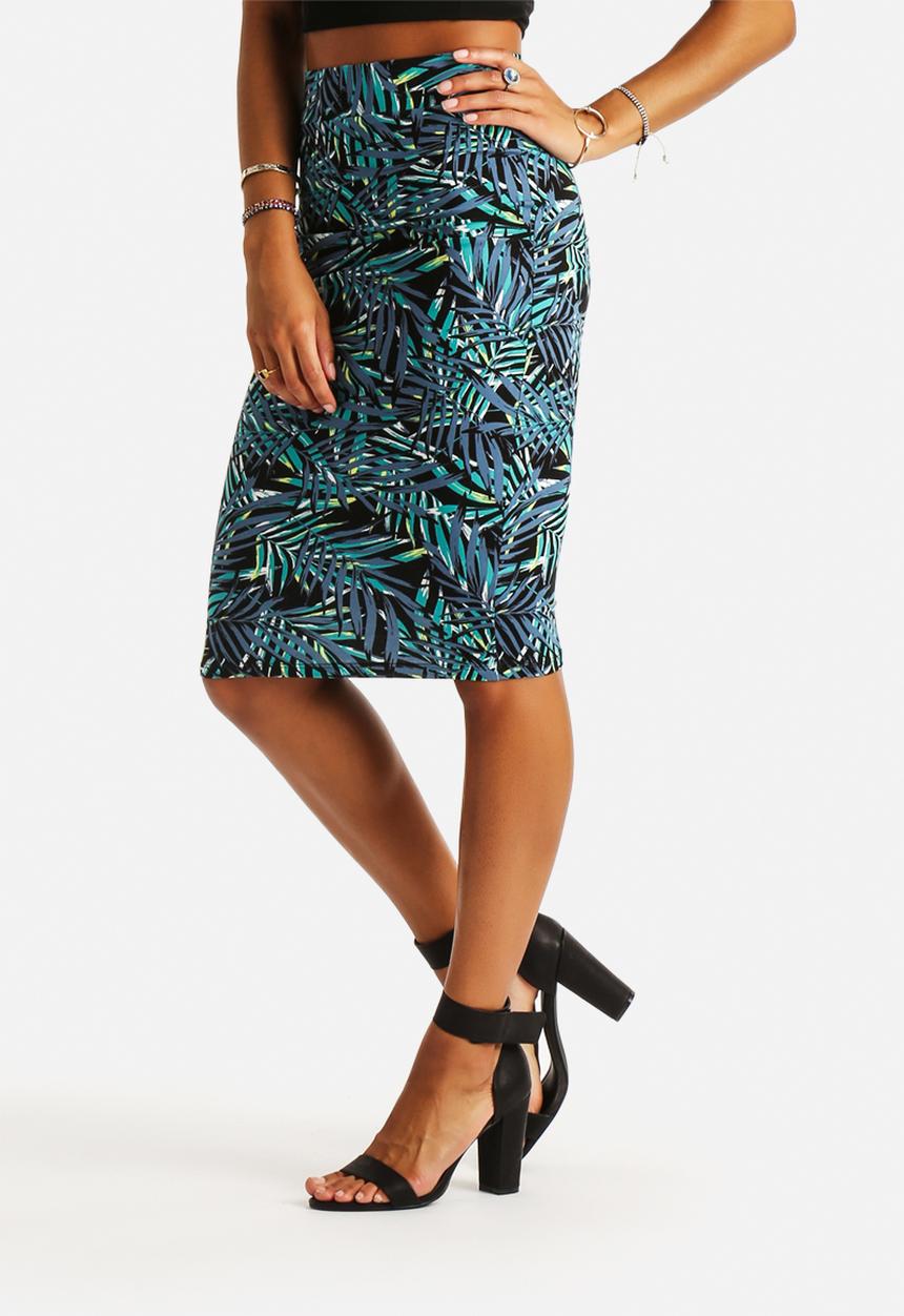 New Look - St Amazonian Palm Pencil Skirt