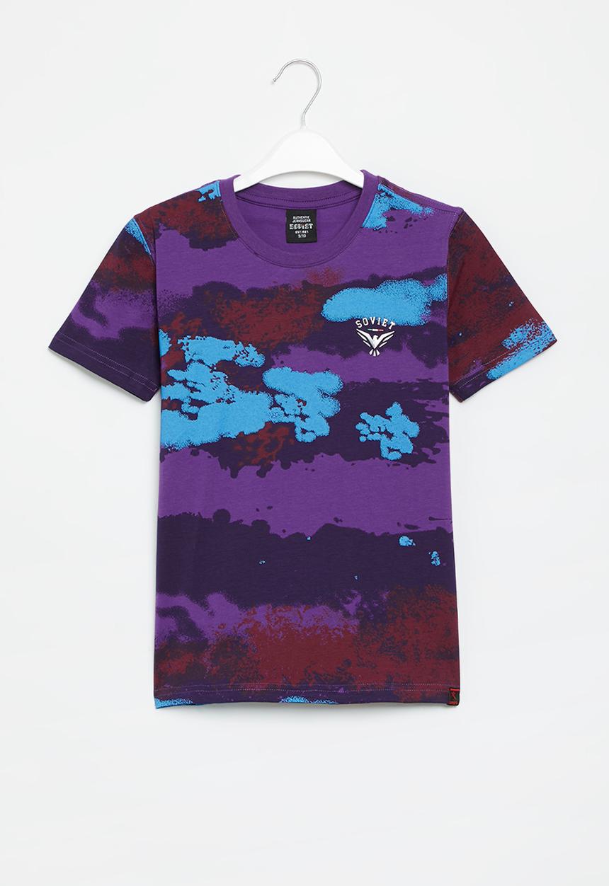 SOVIET - Fashion tee - purple