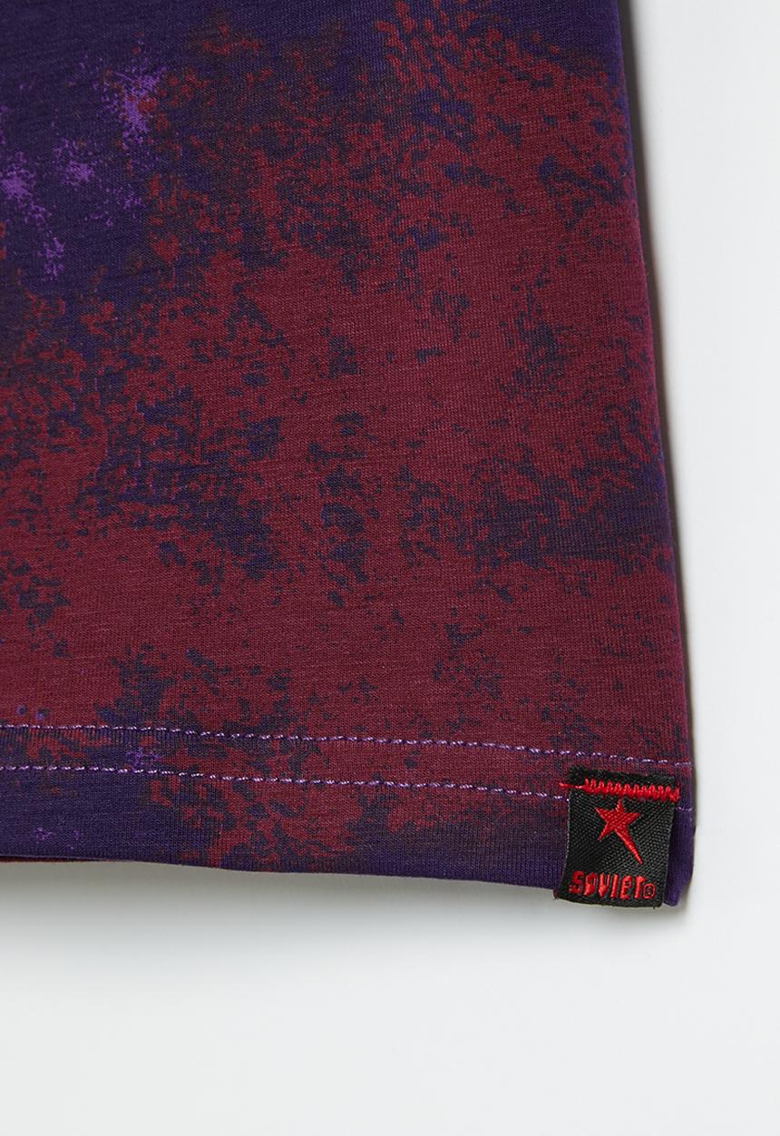 SOVIET - Fashion tee - purple