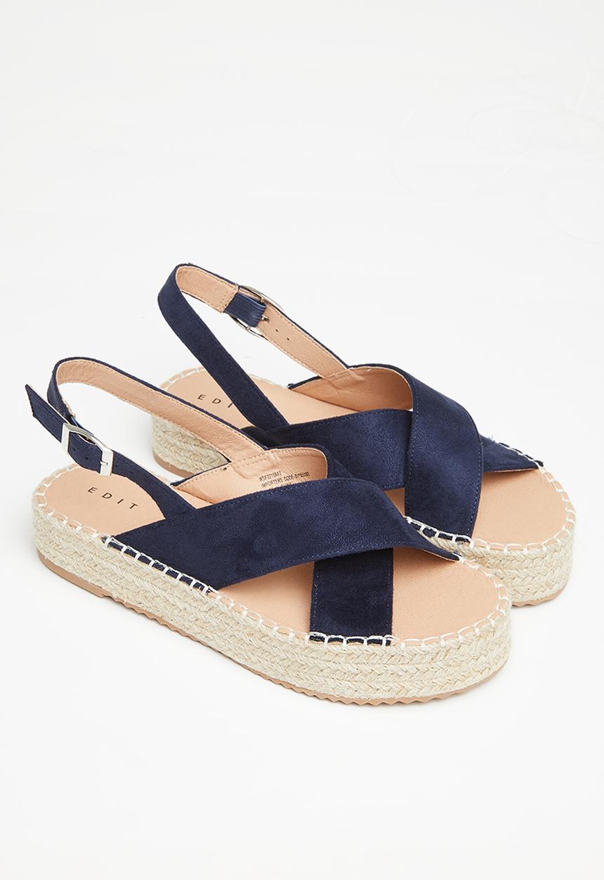 edit - Alexa slingback espadrille - navy