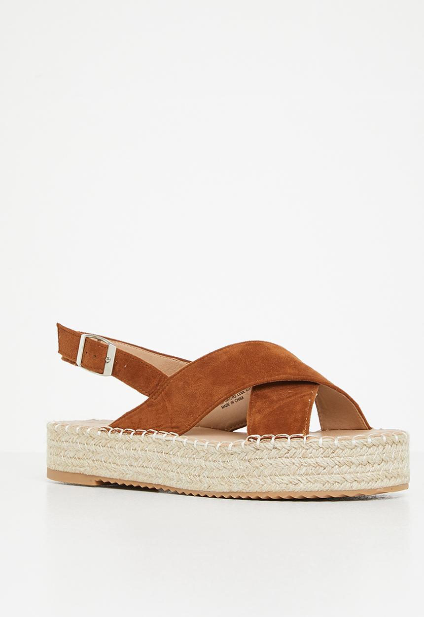 edit - Alexa slingback espadrille - tan