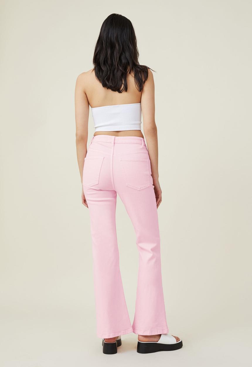 Cotton On - Original flare jean - cloudy pink