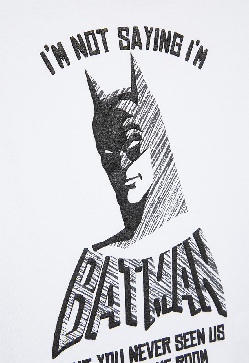 Superbalist - Younger boys batman t-shirt - white