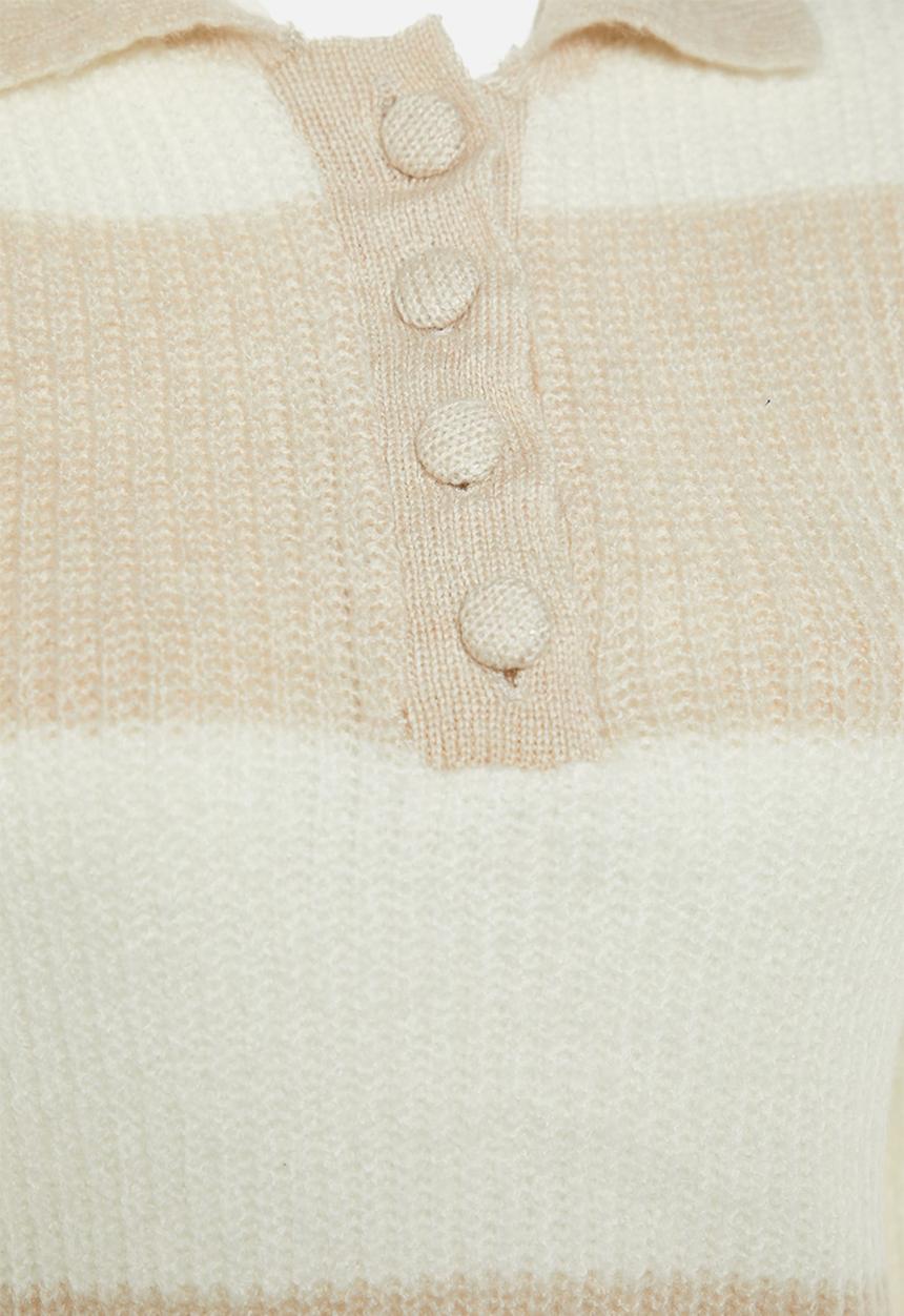 Trendyol - Regular fit sweater - stone