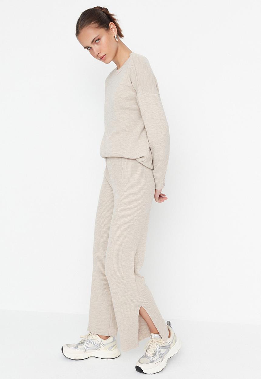 Trendyol - Relaxed fit two piece set - beige