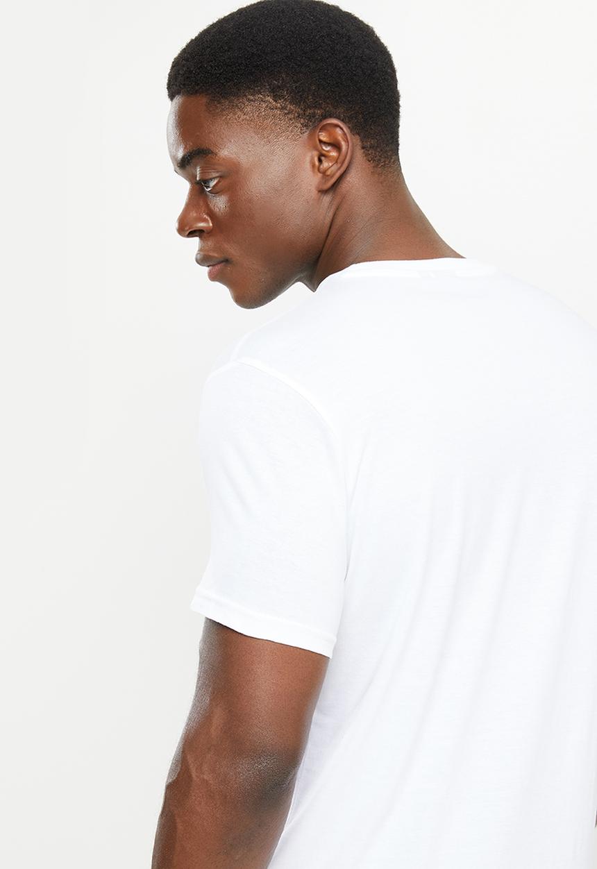 POLO - Men equestrian tee - white