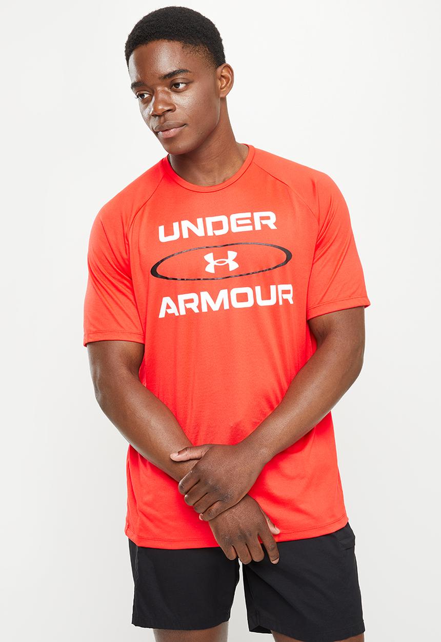 Under Armour - Ua tech 2.0 wm graphic short sleeve - radio red
